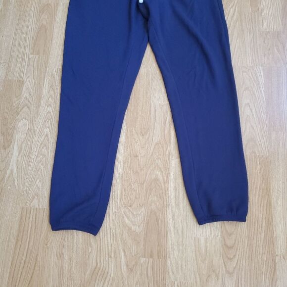 Something Navy Fleece Sweatpants size Small in Blue - Picture 3 of 10